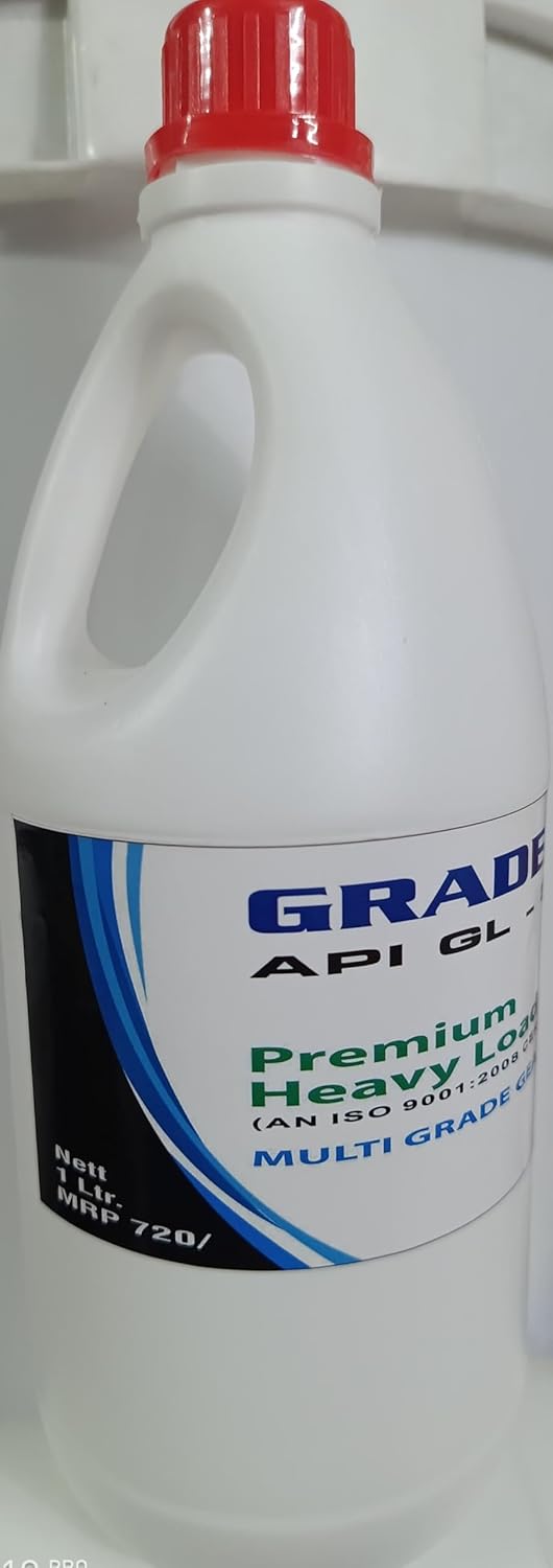 Gear Oil Grede 80W-90 for Vehicles – 1 Litre (Gear Oil for Cars of All Fuel Types) Premium, Heavy Load Gear Oil - Multi Grade Gear Oil
