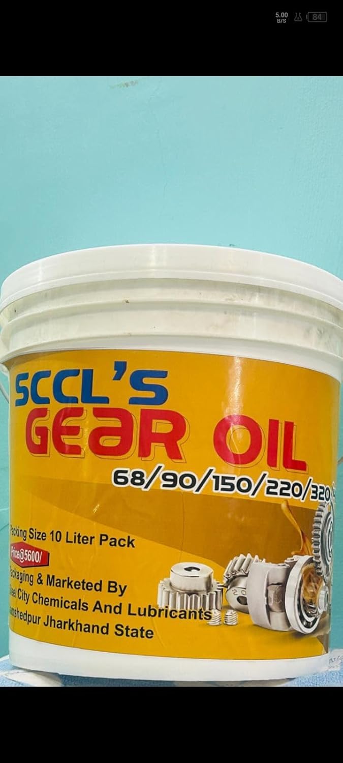 SCL Steel City Gear Oil, for Heavy Commercial Vehicles | Gear Oil for High Viscosity, Outstanding Oxidation Resistance & Wear Protection for Gears, Bearings & Manual Transmissions 10 Liters