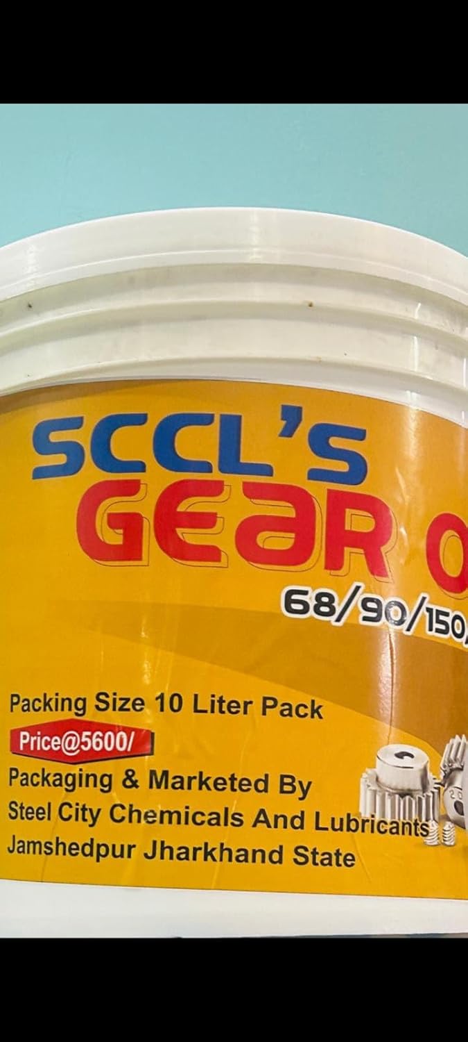 SCL Steel City Gear Oil, for Heavy Commercial Vehicles | Gear Oil for High Viscosity, Outstanding Oxidation Resistance & Wear Protection for Gears, Bearings & Manual Transmissions 10 Liters