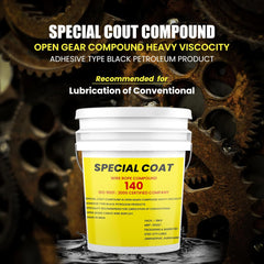 SCL Steel City Lube Wire Rope Cardium Compound Packing, Gear Compounds Heavy Viscous, Adhesive - Cardium Compound 18 kg Bucket for Crane Wire Ropes