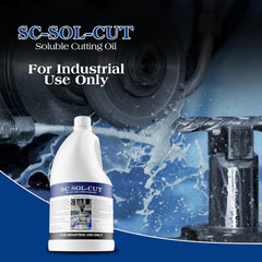 SCL Steel City Lube Soluble Cutting Oil | Metal Working Fluid Advanced Metalworking Lubricant for Cutting and Grinding Machine (1L Bottle)