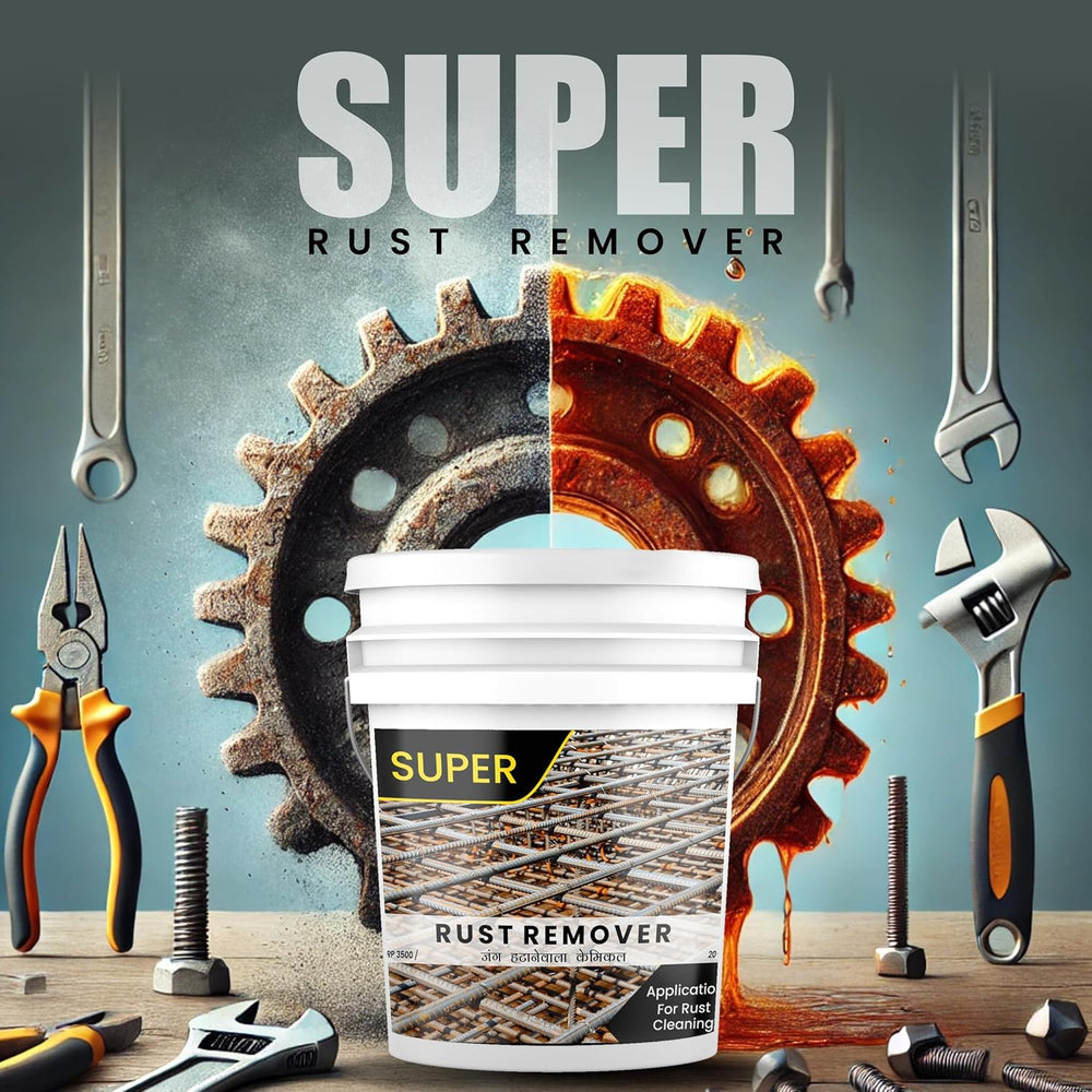 SCL Steel City Lube Rust Remover Chemicals 20 Litre | Cleans Bike Chains, Squeak Noise Remover, Stain Remover, and Cleaning Agent (Rust Remover 20L-Bucket)