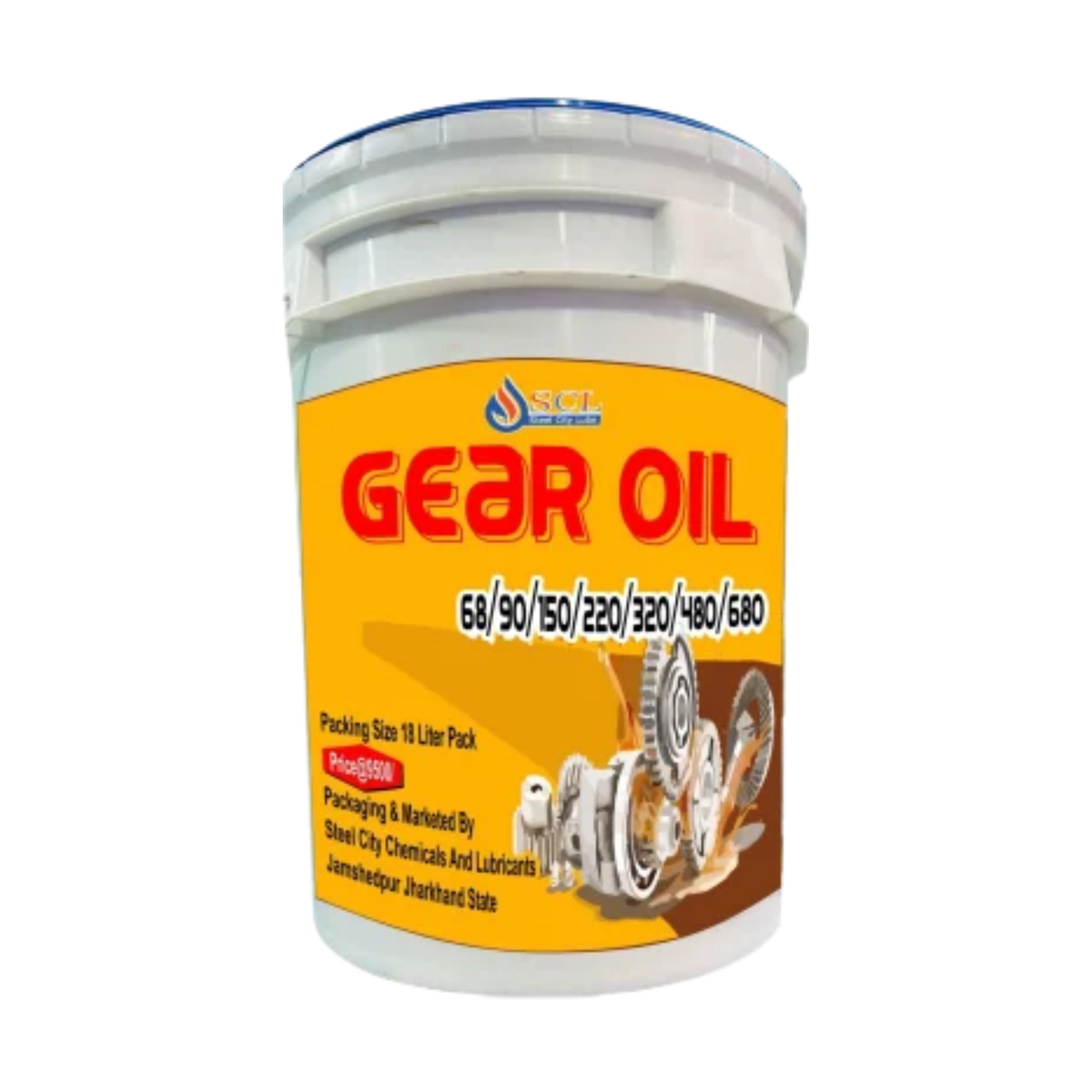 SCL Steel City Gear Oil, for Heavy Commercial Vehicles | Gear Oil for High Viscosity, Outstanding Oxidation Resistance & Wear Protection for Gears, Bearings & Manual Transmissions 10 Liters